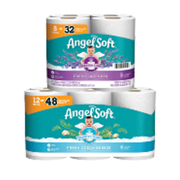 <h4>$1 off</h4>Any One (1) Angel Soft® Toilet Paper, 6 Rolls or larger