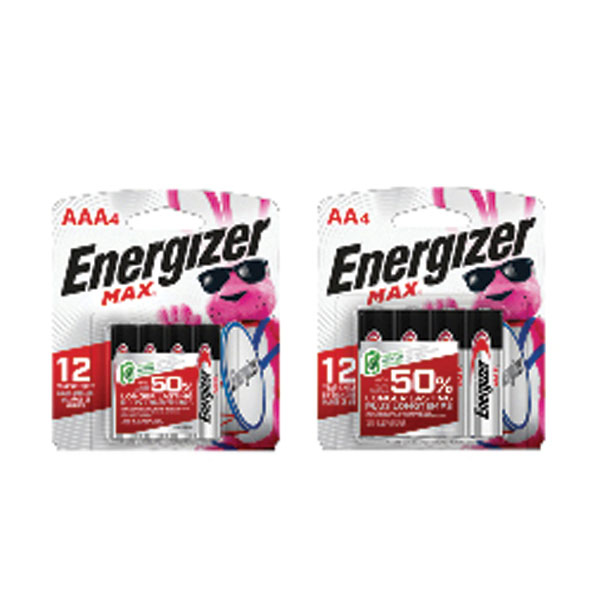 <h4>$1 off</h4>Any One (1) Energizer MAX® brand batteries (AA/AAA-4)