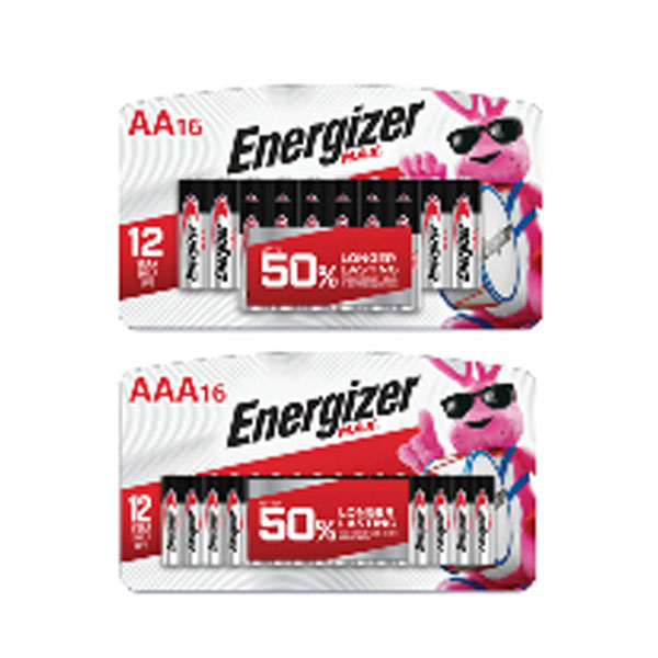 <h4>$3 off</h4>Any One (1) Energizer MAX® brand batteries (AA/AAA-4)