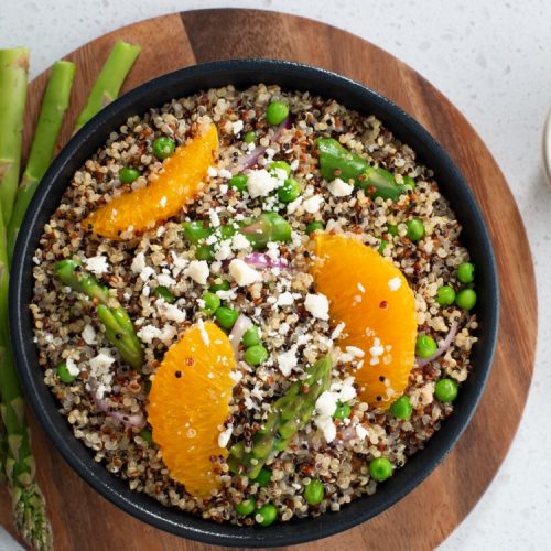 Asparagus and Orange Quinoa Salad